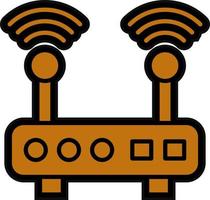 Wifi Router Vector Icon Design