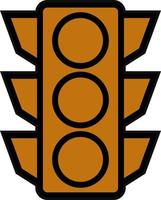 Traffic Control Vector Icon Design