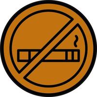 No Smoking Vector Icon Design