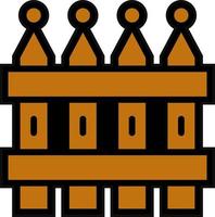 Fence Vector Icon Design