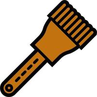 Basting Brush Vector Icon Design