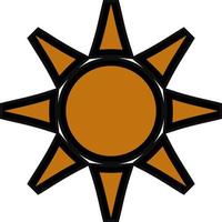 Sun Vector Icon Design