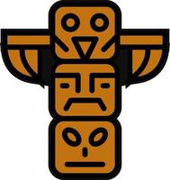 Totem Vector Icon Design