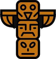 Totem Vector Icon Design