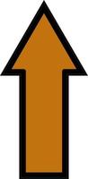 Up Arrow Vector Icon Design