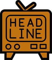 Headline Vector Icon Design