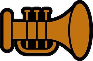 Trumpet Vector Icon Design