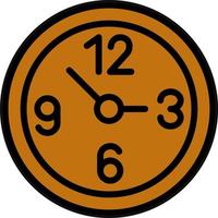 diseño de icono de vector de reloj