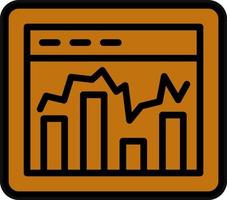 Web Analytics Vector Icon Design