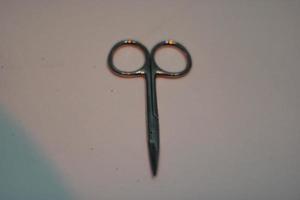 photo of silver stainless steel scissors