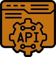 API Vector Icon Design