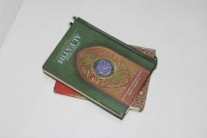 photo of quran with white background