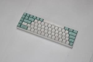 Keyboard photo with white background