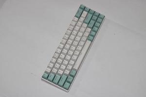 Keyboard photo with white background