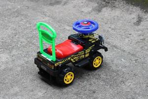 Colorful children's toy truck photo