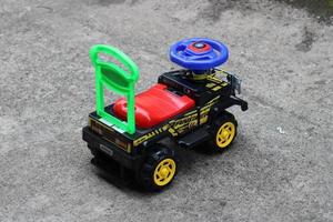 Colorful children's toy truck photo