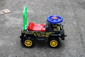 Colorful children's toy truck photo