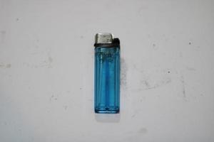 Blue gas lighter photo