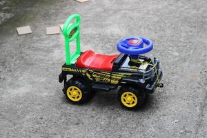 Colorful children's toy truck photo