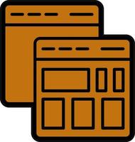 Webpages Vector Icon Design
