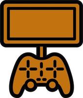 Mobile Game Console Vector Icon Design