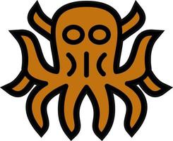 Kraken Vector Icon Design