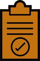 Completed Tasks Vector Icon Design