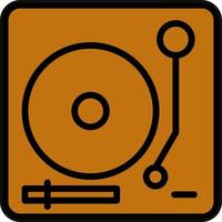 Turntable Vector Icon Design