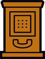 Phone Booth Vector Icon Design