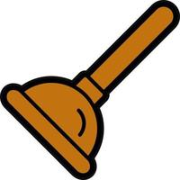 Plunger Vector Icon Design