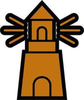 Lighthouse Vector Icon Design