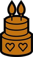 Cake Vector Icon Design
