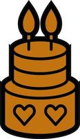 Cake Vector Icon Design