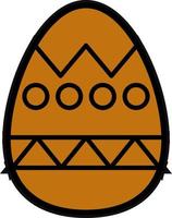 Easter Egg Vector Icon Design