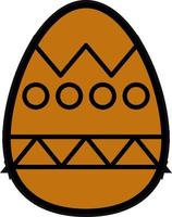 Easter Egg Vector Icon Design