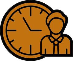 Working Hours Vector Icon Design