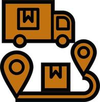 Logistics Delivery Vector Icon Design