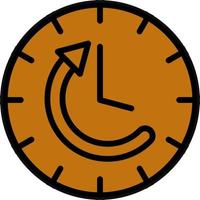 Time Loop Vector Icon Design