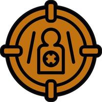 Shoot Target Vector Icon Design