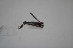 silver stainless nail clipper photo