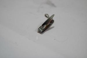 silver stainless nail clipper photo