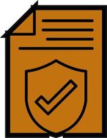 Legal Document Vector Icon Design