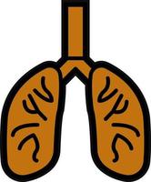 Lungs Vector Icon Design