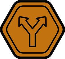 Intersection Vector Icon Design