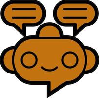 Chatbot Vector Icon Design