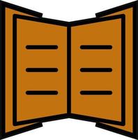 Open Book Vector Icon Design