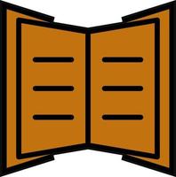 diseño de icono de vector de libro abierto