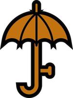 Umbrella Vector Icon Design