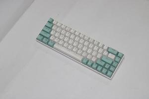 Keyboard photo with white background
