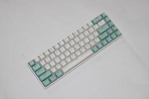 Keyboard photo with white background